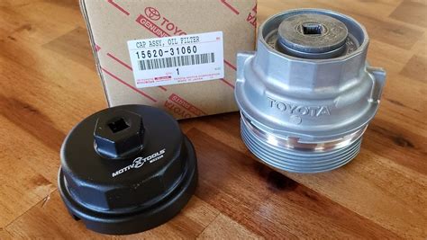 metal oil housing|Genuine OEM Toyota New Oil Filter Housing Cap.